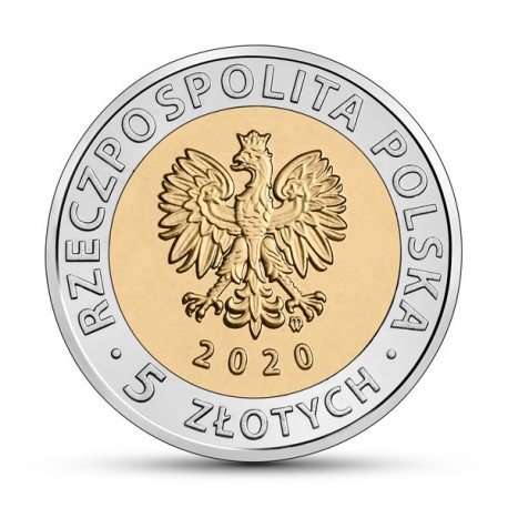 III RP, 5 złotych, 2020, Odkryj Polskę – Kościół Mariacki 