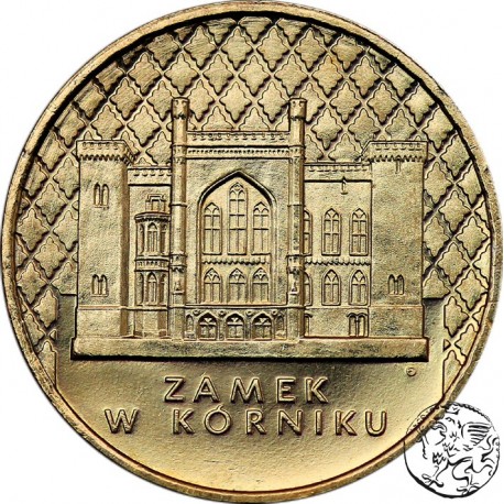 III RP, 2 złote, 1998, Zamek w Kórniku