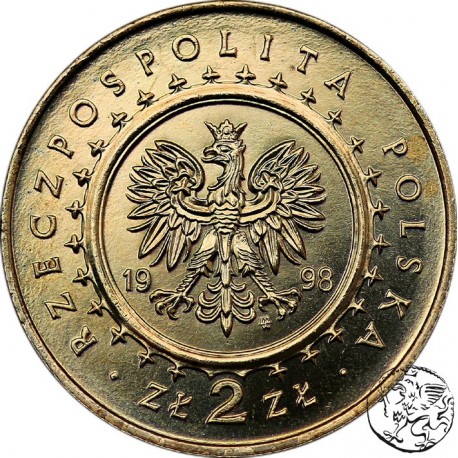 III RP, 2 złote, 1998, Zamek w Kórniku