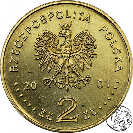 III RP, 2 złote, 2001, Jan III Sobieski