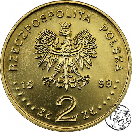 III RP, 2 złote, 1999, Jan Łaski