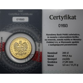 Polska, III RP, 200 złotych, 2011, Orzeł Bielik