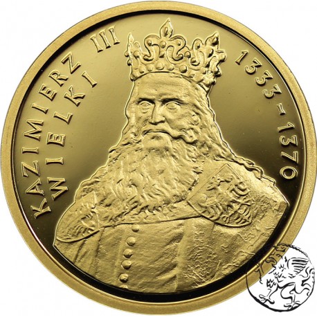 III RP, 100 złotych, 2002, Kazimierz III Wielki