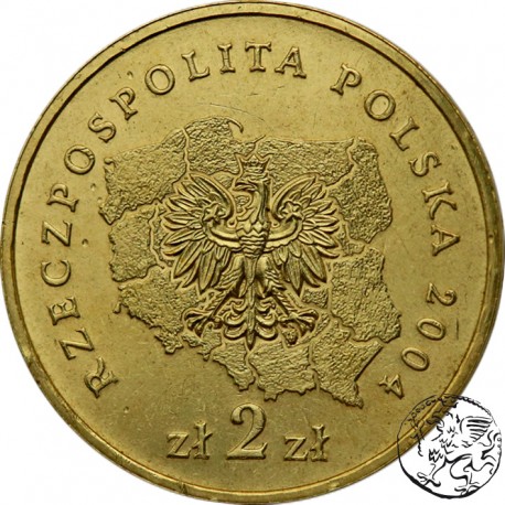 III RP, 2 złote, 2004, Województwo Opolskie