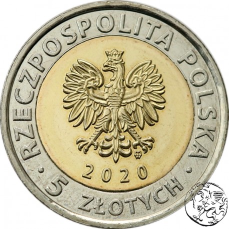 III RP, 5 złotych, 2020, Odkryj Polskę – Kościół Mariacki 