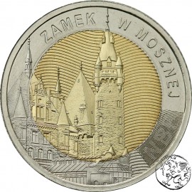 III RP, 5 złotych, 2022, Odkryj Polskę – Zamek w Mosznej