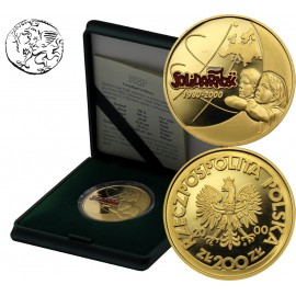 Polska, III RP, 200 złotych, 2000, 20-lecie NSZZ - Solidarność