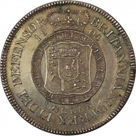 Wielka Brytania, Garter dolar, próba, 1804 (pattern dollar)