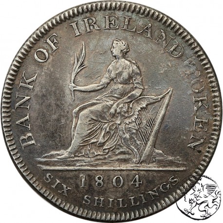 Irlandia, 6 shillings, 1804