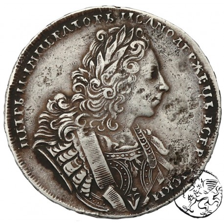 Rosja, rubel, 1729, Piotr II