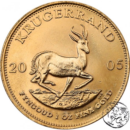 RPA, krugerrand, uncja złota, 2005