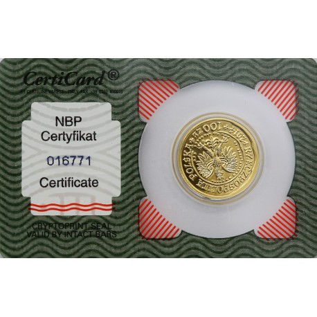 Polska, III RP, 100 zł, 2014, Orzeł Bielik