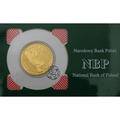 Polska, III RP, 100 zł, 1995, Orzeł Bielik, nr certyfikatu 0814