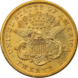 USA, 20 dolarów, 1869 S