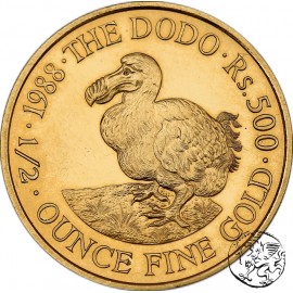 Mauritius, 500 rupii, 1988, Dodo