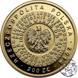 Polska, III RP, 200 złotych, 2014, Żeromski