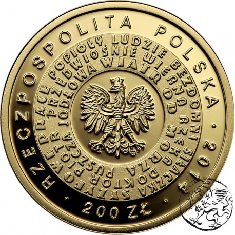 Polska, III RP, 200 złotych, 2014, Żeromski