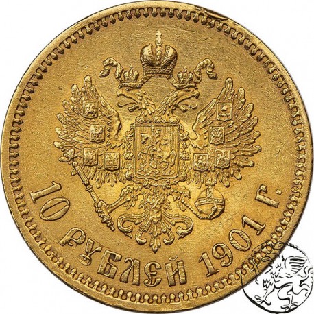 Rosja, 10 rubli, 1901