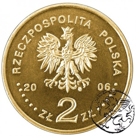 III RP, 2 złote, 2006, Kościół w Haczowie